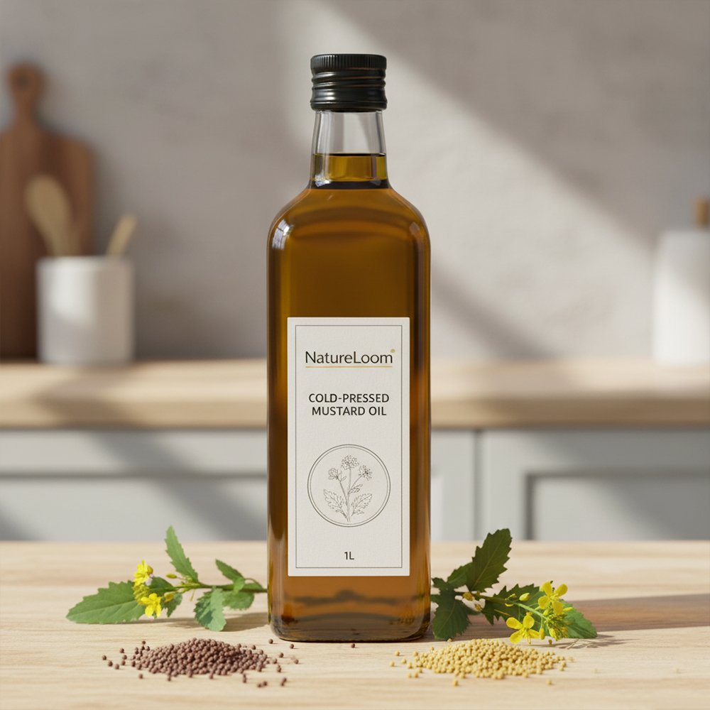 ঘানি ভাঙা খাঁটি সরিষার তেল